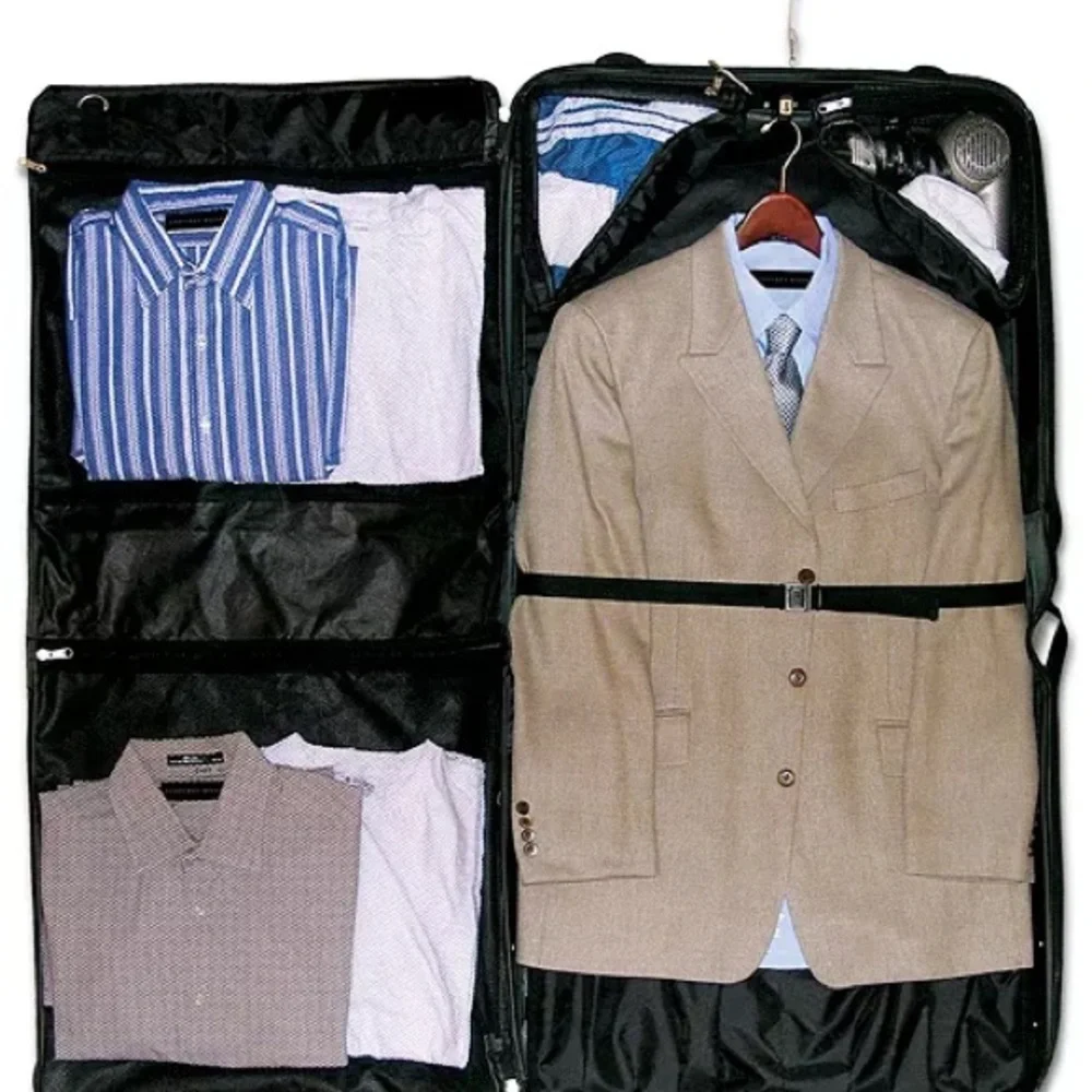 Geoffrey Beene Travel Luggage Bag Rolling Garment Carrier, clothing organizer